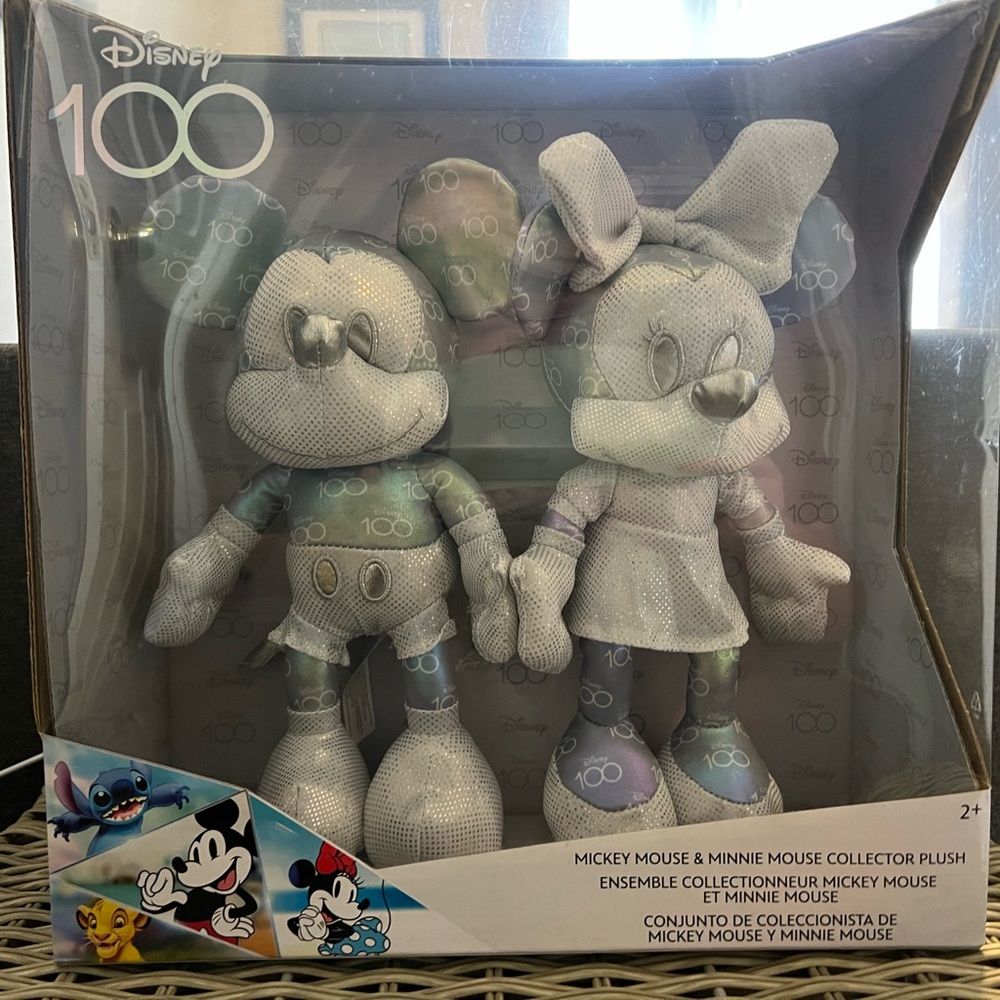 Disney Mickey & Minnie Mouse Collector Plush Set